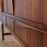 Mid century rosewood Danish sideboard by E. W. Bach for Sejling Skabe, 1960s