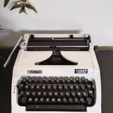 Machine à écrire portable vintage fonctionnelle Erika, ruban neuf
