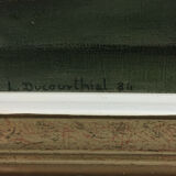 L.Ducourthial's oil-on-frame painting