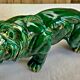 Art Deco lion statue cracked St Clement