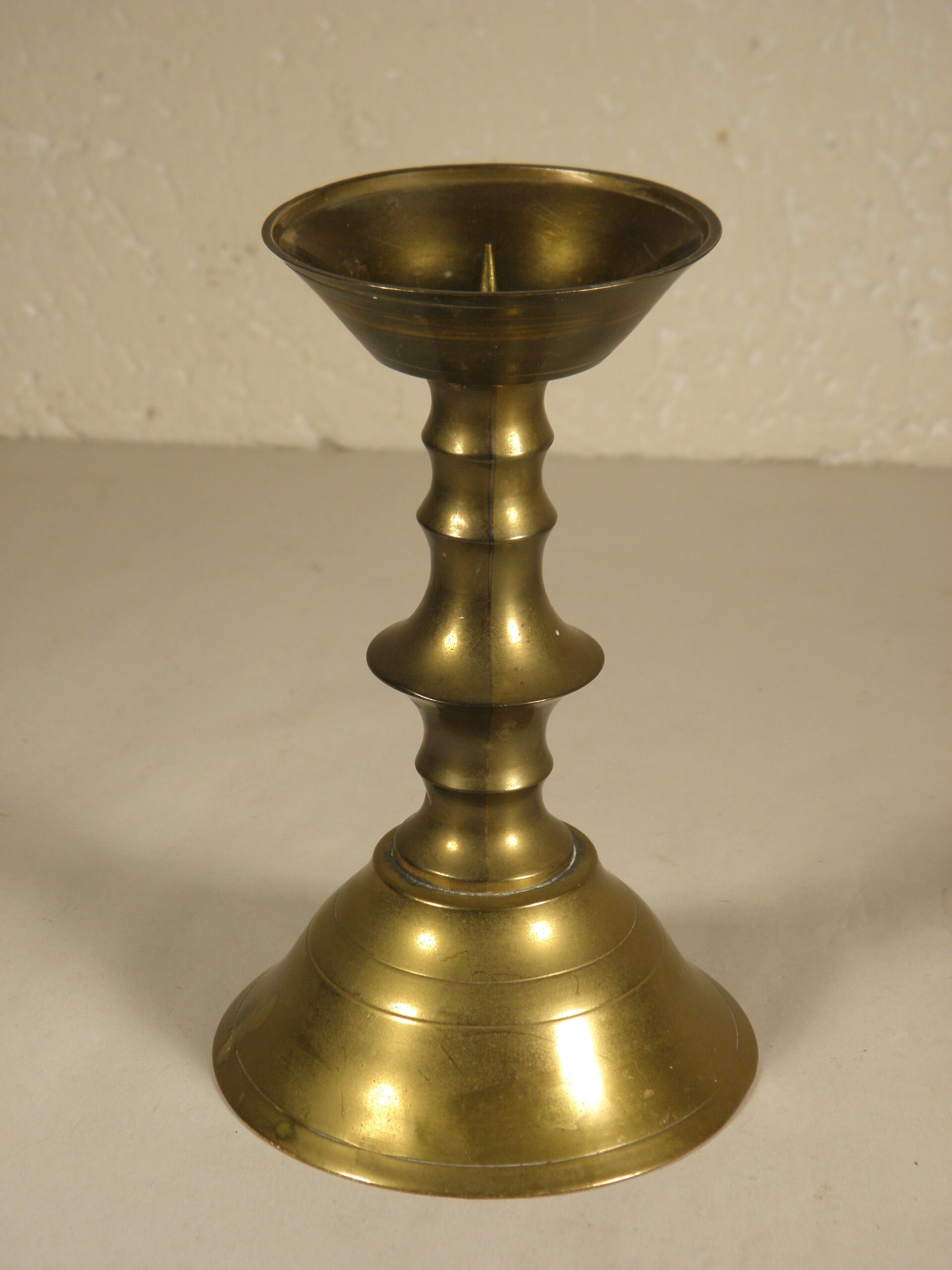 Brass candle holder 15 cm