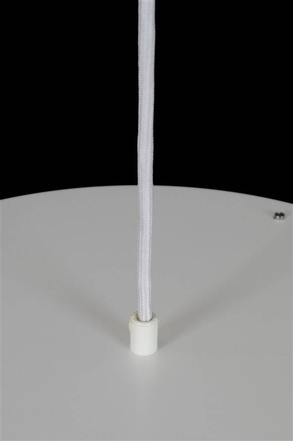 Big Danish Space Age pendant lamp / 1970s / Mid-century modern design / White