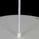 Big Danish Space Age pendant lamp / 1970s / Mid-century modern design / White