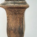 Jolie lampe en bois patiné