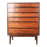 Large Danish chest of drawers in rosewood by Svend Langkilde from the 1960s.