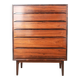 Large Danish chest of drawers in rosewood by Svend Langkilde from the 1960s.