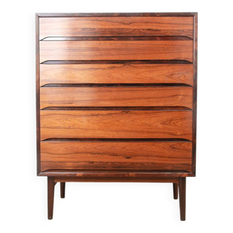 Large Danish chest of drawers in rosewood by Svend Langkilde from the 1960s.