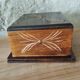 Vintage cigarette holder – Solid wood – 1950s–70s – Modernist style