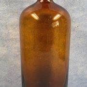 Pharmacy bottle in tinted glass