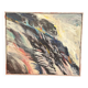 Original Swedish Oil On Canvas – “Abstract Landscape” By Chennet Juhlin – Signed – Vintage & Framed – 63 × 52 Cm (24.8" × 20.5")