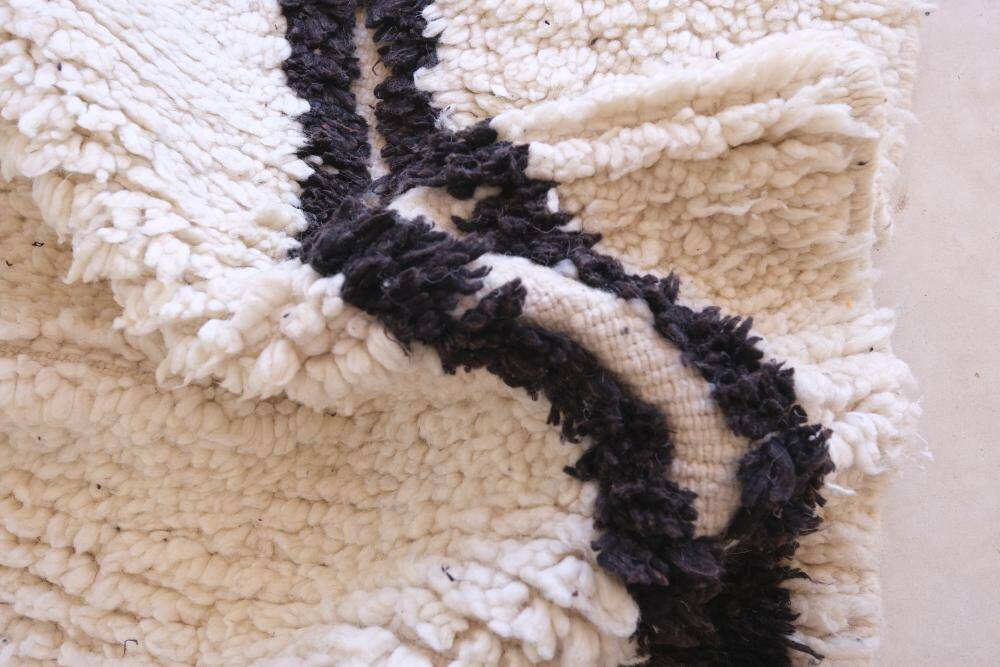Tapis Beni Ouarain du Maroc - 243 x 151 cm