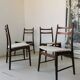 Set de 4 chaises scandinaves no