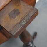 18th century Georgian wine table with reclining mahogany tray