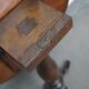 18th century Georgian wine table with reclining mahogany tray