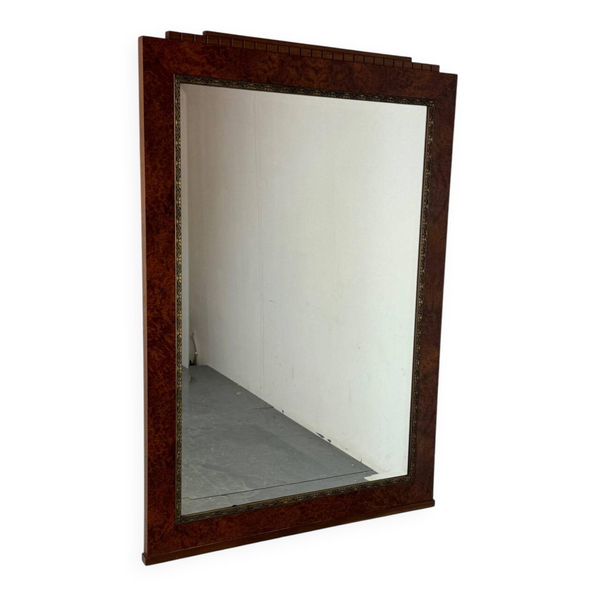 Grand miroir mural Art déco français, années 1930