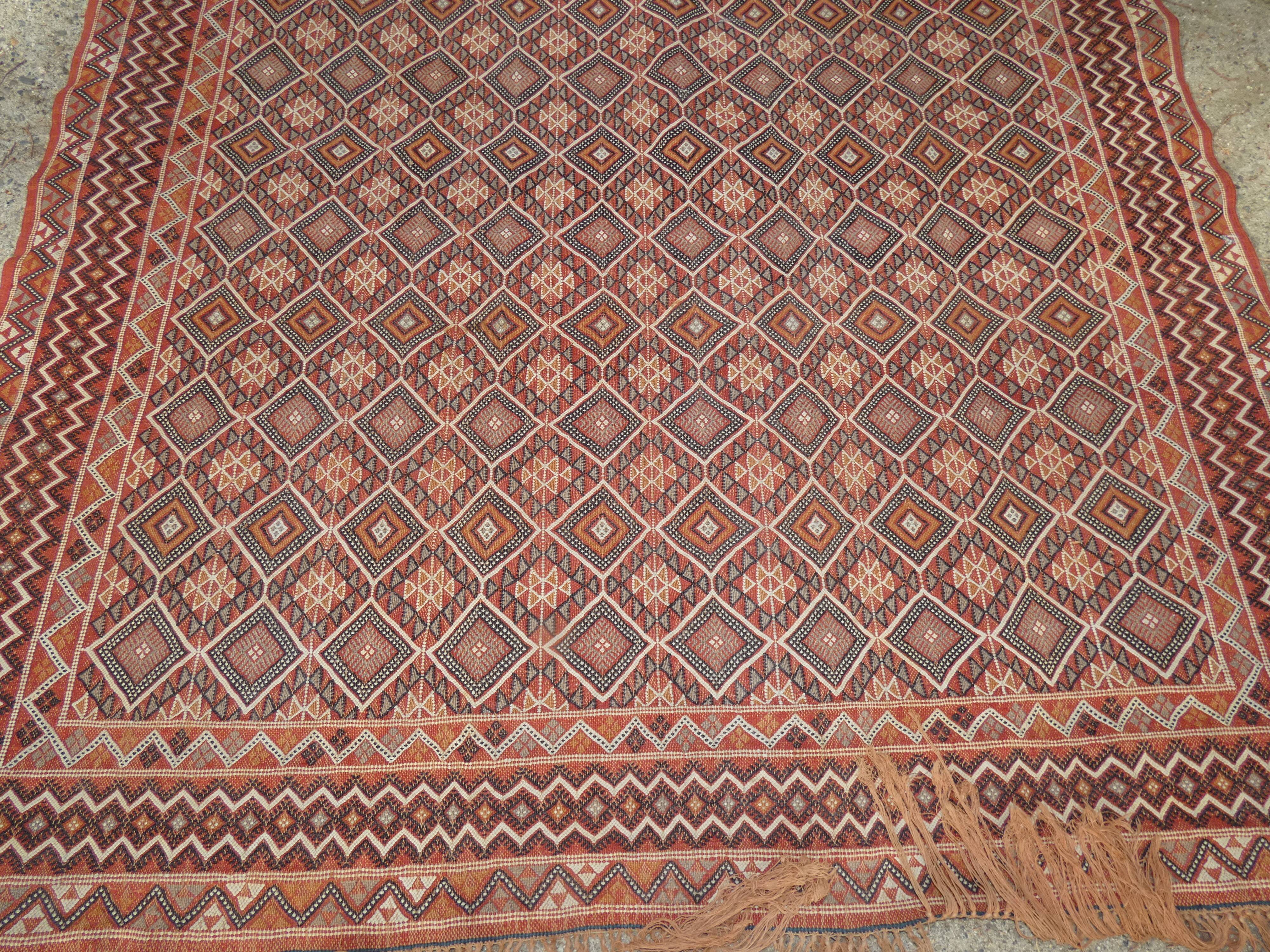 Kilim Jajim carpet semi-antique Anatolia Turkey 162 - 234 cms