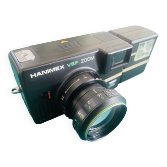 Hanimex VEF 110 Zoom film camera, VEF-II flash