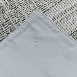 2x8 Kilim White Black Solid Kilim Runner Rug, 72x254Cm