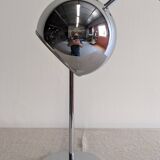 Chrome Eye Ball lamp, Space Age, Germany circa 1970.