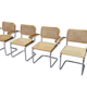 Ensemble de 4 chaises Cesca modèle B64 Cesca Marcel breuer