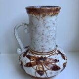 Stoneware vase ceramic signed DDR 70s
