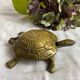 Cendrier tortue en laiton