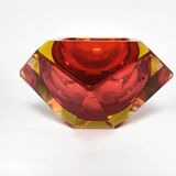 Cendrier en verre de Murano de Flavio Poli, années 60