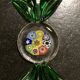 Set of Murano glass candy shaped knife holders
