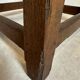 Brutalist side or plant table – oak