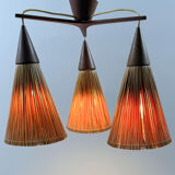 IB Fabiansen for Fog & Mørup, large ceiling lamp/pendant, 1960s, Denmark.