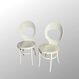 Pair of Baumann chairs, Mouette model, vintage 1960