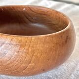 Bol en bois de teck, Japandi scandinave