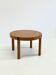Vintage burl wood round dining table by Grange