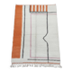 Modern orange Berber rug