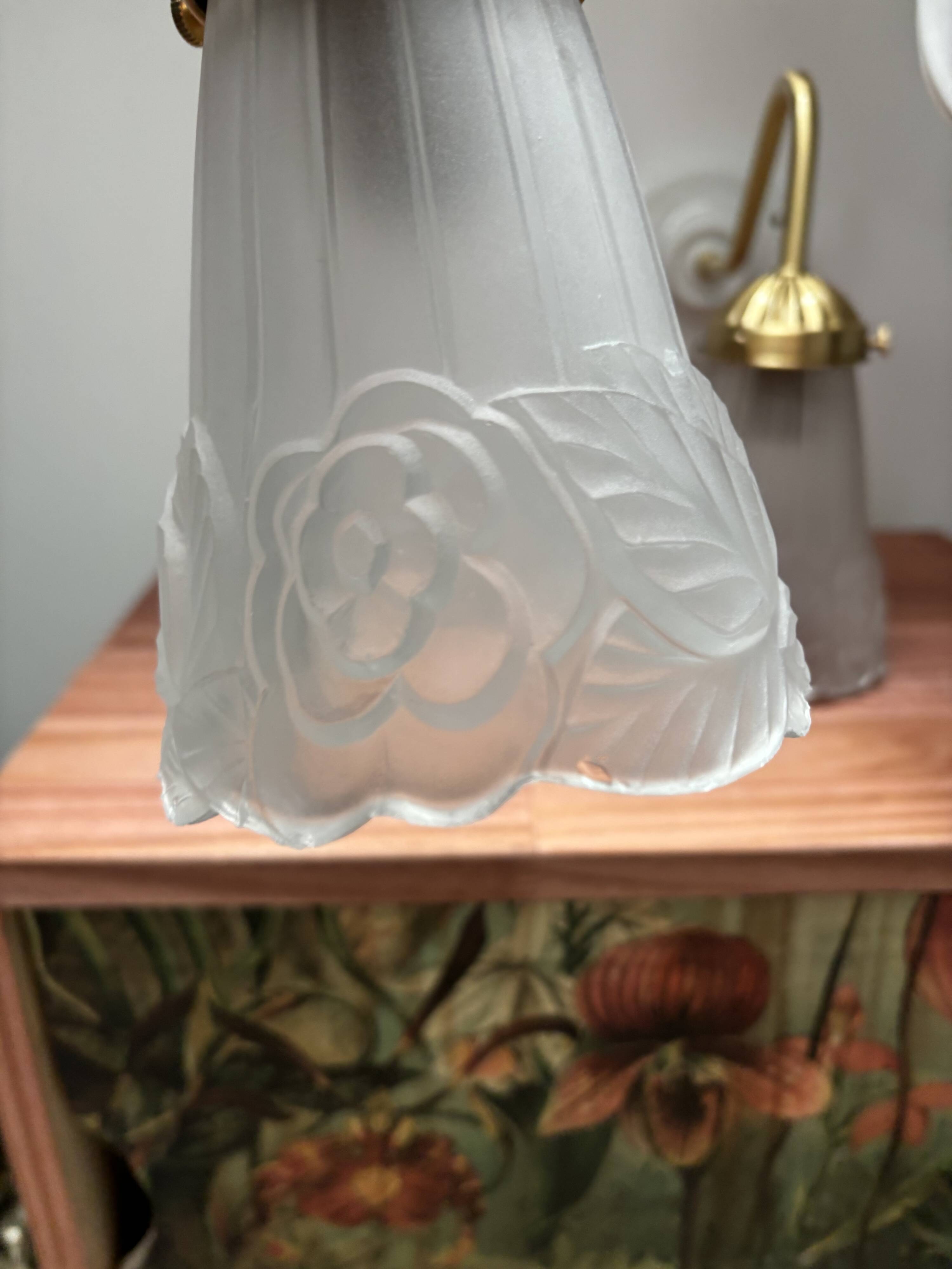 Pair of swan neck wall lights