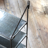 Wall shelf raw metal