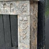 Louis XVI Fireplace In Gray Ardennes Marble, 18th Century