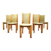 Vintage Danish dining chairs set of 6 - 1970s