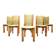 Vintage Danish dining chairs set of 6 - 1970s