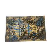 Tapisserie Tenture « la forêt «  signée Robert Debiève