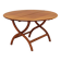 Round mahogany coffee table, Danish design, 1970s, production: Denmark