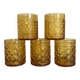 Faceted amber glasses Pernod by 5