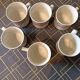 Lot de 6 grosses tasses fleuries