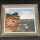 Table seaside landscape Cote d'Azur years 60
