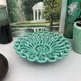 Woven ceramic fruit bowl basket