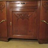 Art Deco sideboard from the 1930s/40s in solid oak