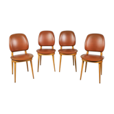 4 Baumann chairs, Pegasus model, 1960