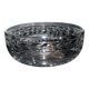 Saint louis crystal salad bowl, laurel garland model, 1930