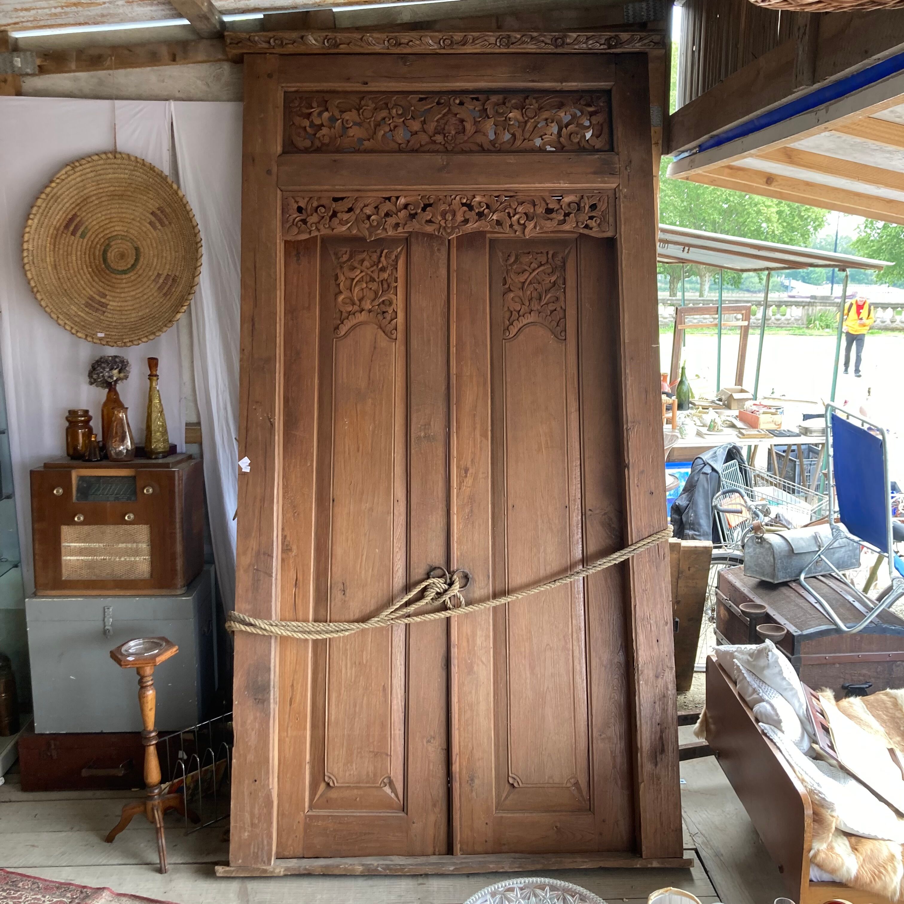 Indian teak gate