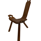 Chaise espagnole vintage brutalist design minimaliste